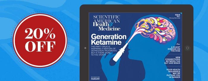 20% off Scientific American Health & Medicine