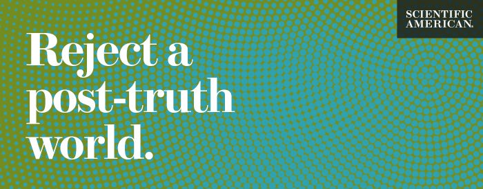 Reject a post-truth world