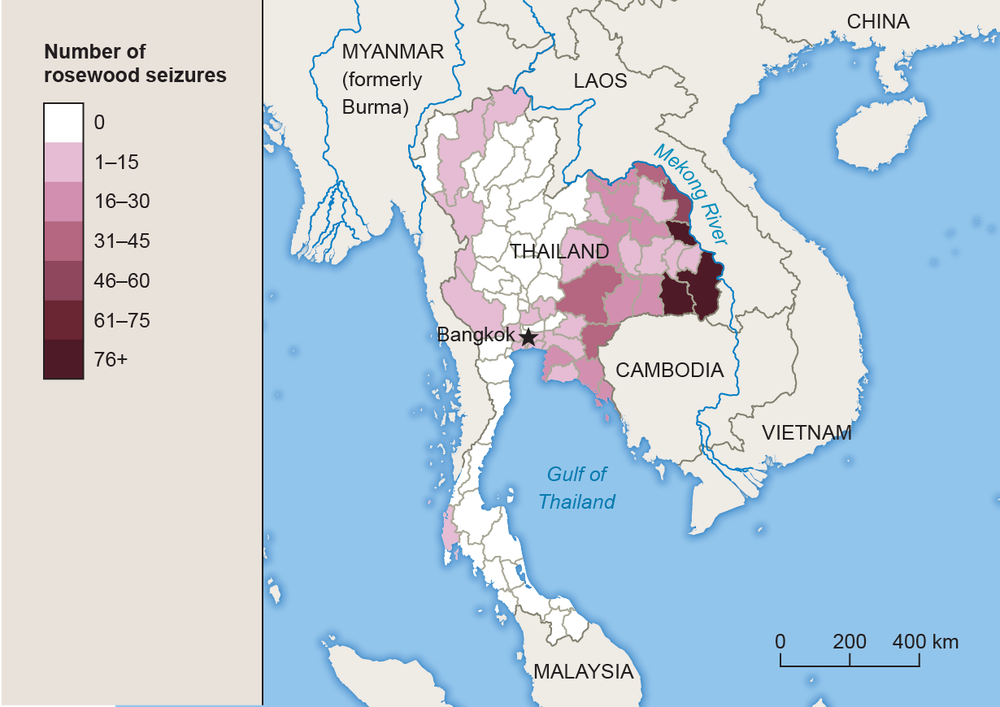 Tracing Thailand's Illegal Rosewood Trade Scientific American