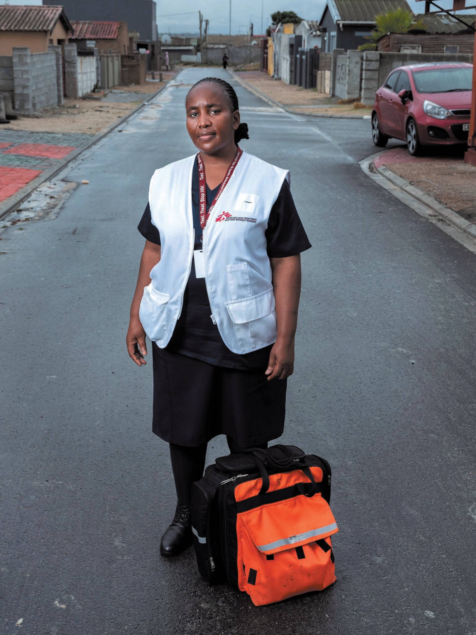 Nurse in Khayelitsha, South Africa.