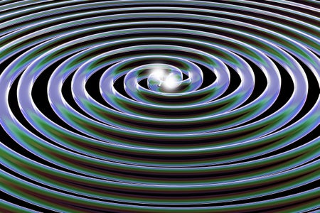 Illustration of Gravitational Waves