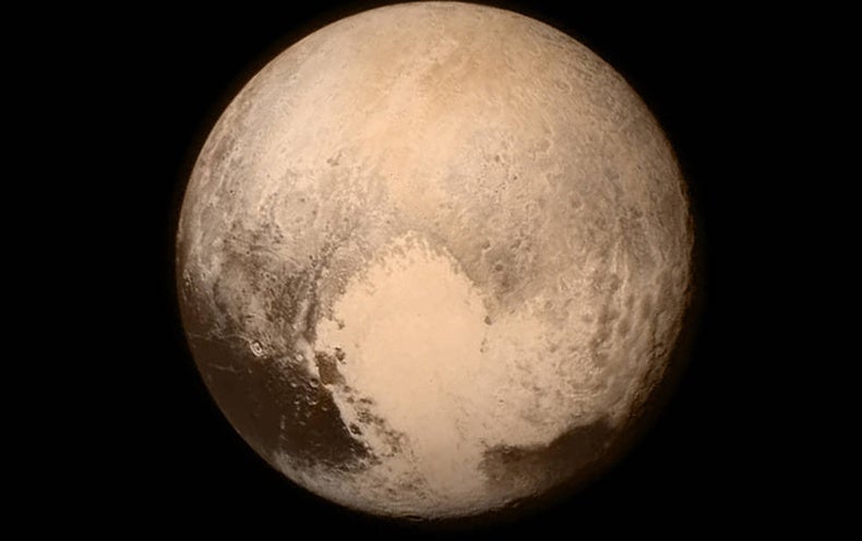 Collision on One Side of Pluto Ripped Up Terrain on the Other, Study Suggests - Scientific American