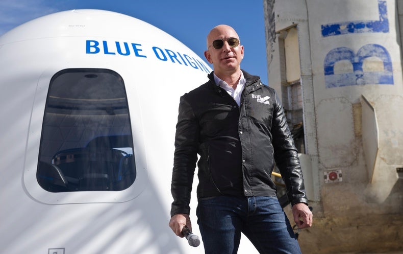 Jeff Bezos Will Go To Space On Blue Origin S First Crewed Flight Scientific American