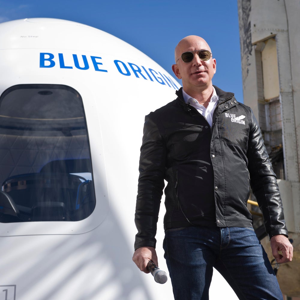 Jeff Bezos Will Go to Space on Blue Origin's First Crewed Flight |  Scientific American
