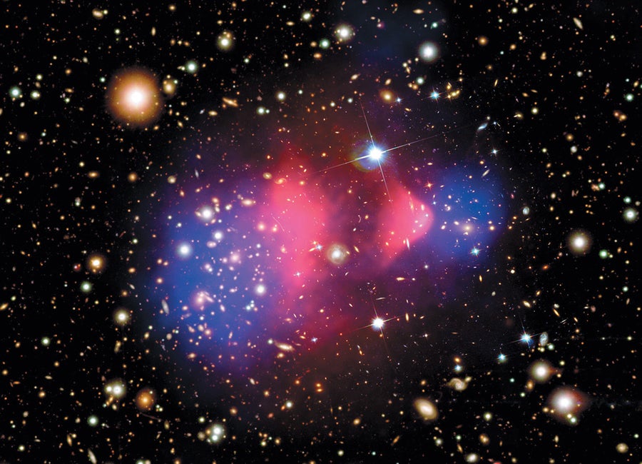 Image of a bullet cluster