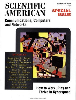 Scientific American Magazine Vol 265 Issue 3