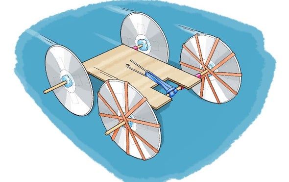 How To Build A Rubber Band Car 38