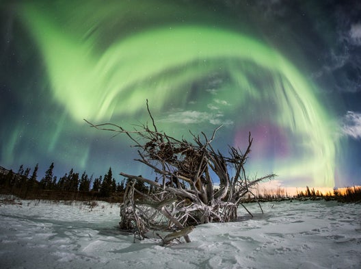 Chasing the Geomagnetic Storm for a Nighttime Light Experience Like No Other [Slide Show]
