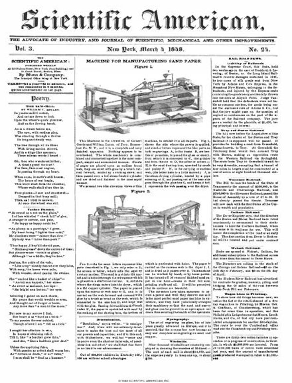 Scientific American Magazine Vol 3 Issue 24