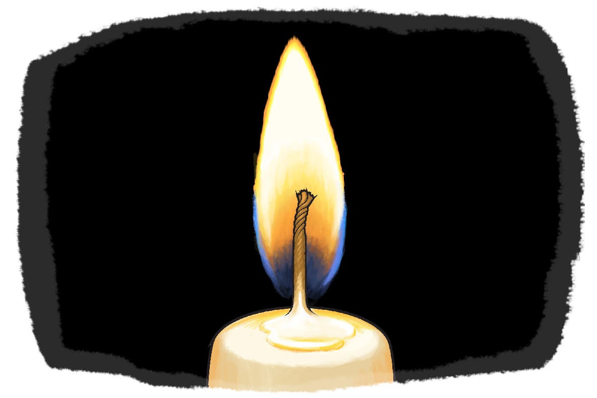 Burning of deals candle