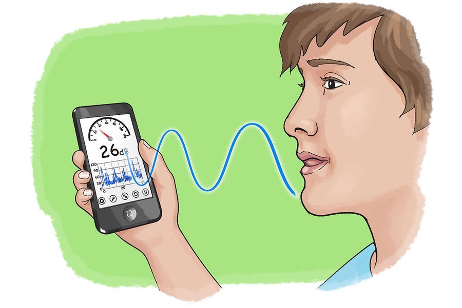 Science with a Smartphone Decibel Meter Scientific American
