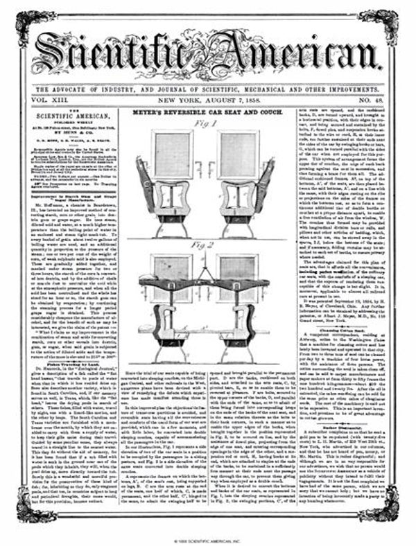 Scientific American Magazine Vol 13 Issue 48