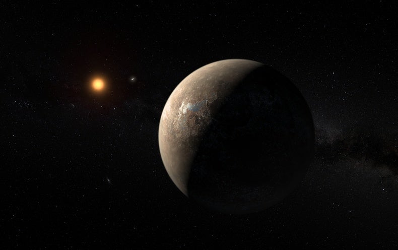 A Second Planet May Orbit Earths Nearest Neighboring Star