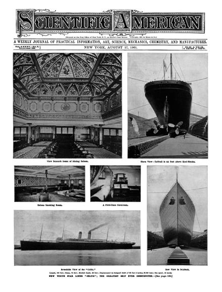 Scientific American Magazine Vol 85 Issue 7