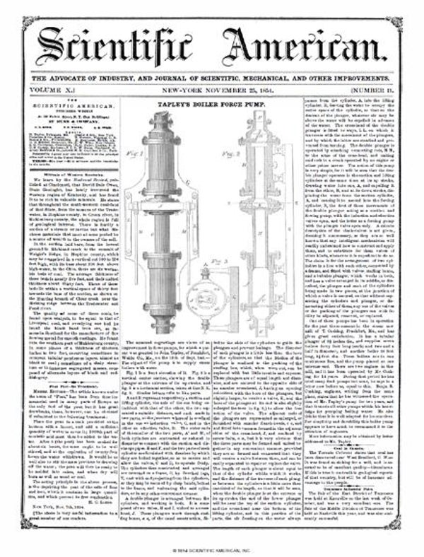 Scientific American Magazine Vol 10 Issue 11