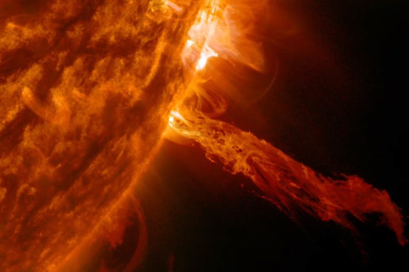 Solar 'Superflares' Rocked Earth Less Than 10,000 Years Ago--and Could Strike Again