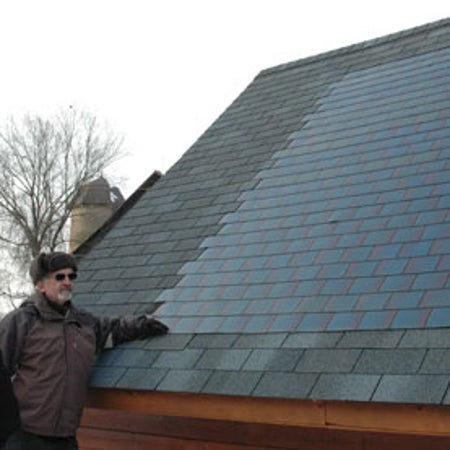 solar shingles from the Dow Powerhouse line