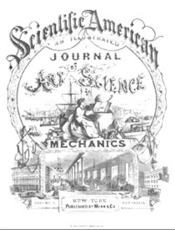 Scientific American Magazine Vol 10 Issue 1