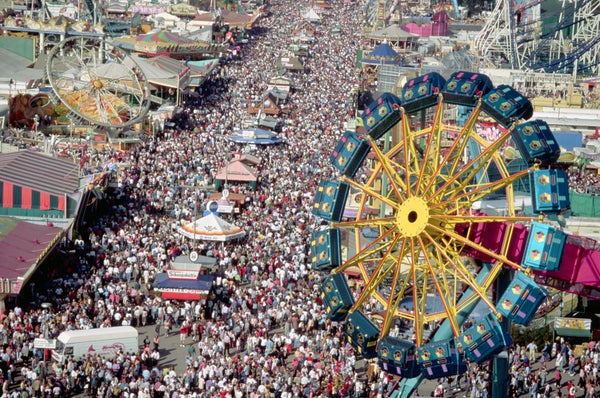 Ferris Wheel at Oktoberfest Fair, Munich