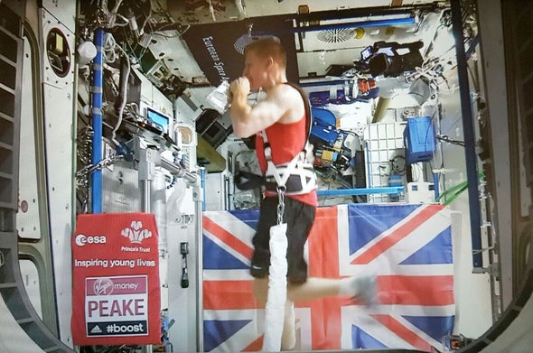 British Astronaut Tim Peake Sets Off-World Record Running Marathon in Space