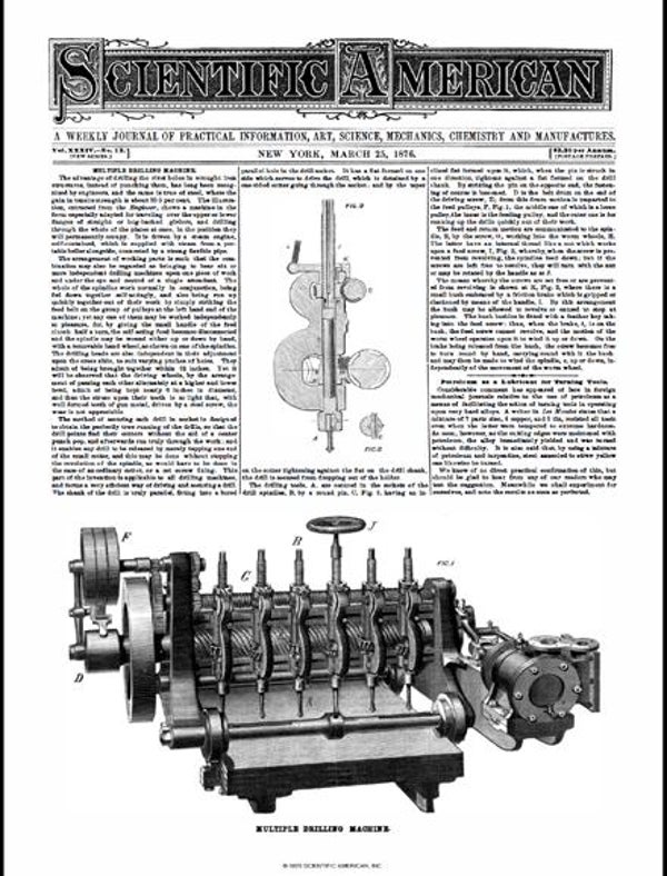 Scientific American Magazine Vol 34 Issue 13