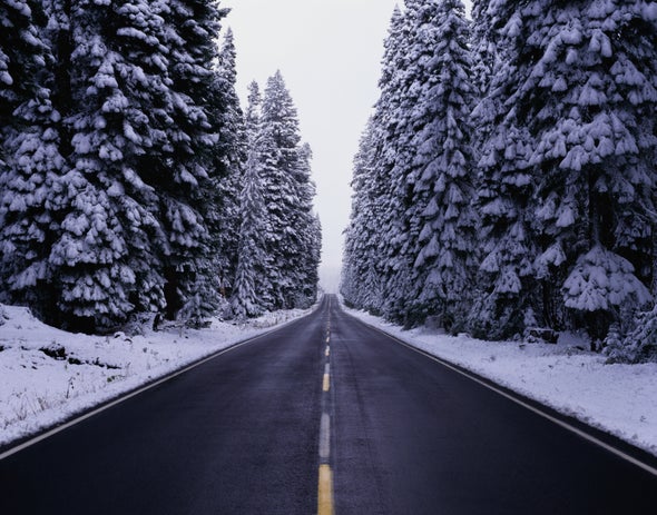 Asphalt Roads Could De-Ice Themselves
