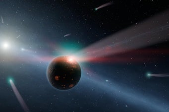 Comet-Blasted Star May Be a Rerun of the Solar System's Birth
