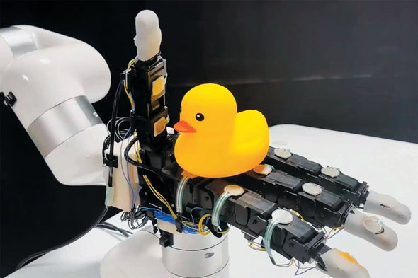 New Robot Hand Works by Feel, Not Sight