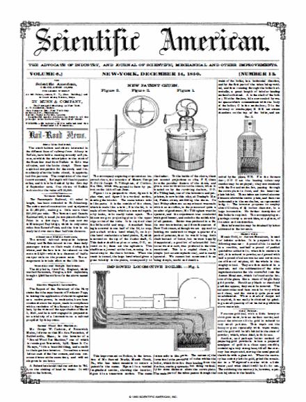 Scientific American Magazine Vol 6 Issue 13