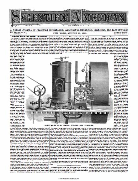 Scientific American Magazine Vol 33 Issue 9