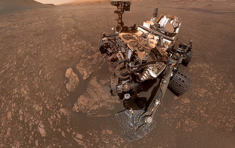 Mars Rover Detects 