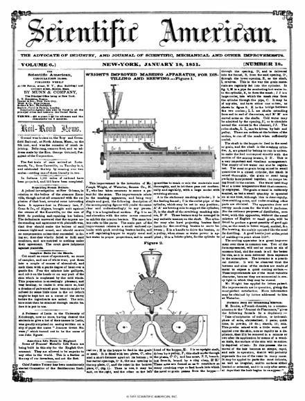 Scientific American Magazine Vol 6 Issue 18