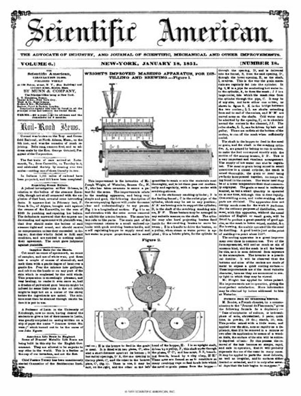 Scientific American Magazine Vol 6 Issue 18