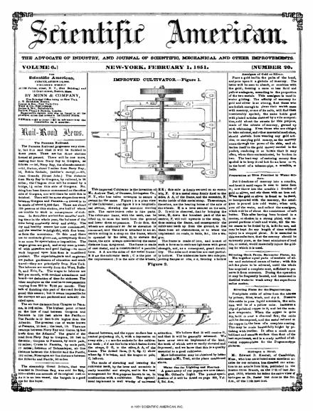 Scientific American Magazine Vol 6 Issue 20