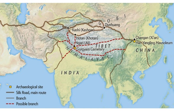 Archaeologists Uncover Another Branch of the Silk Road - Scientific ...