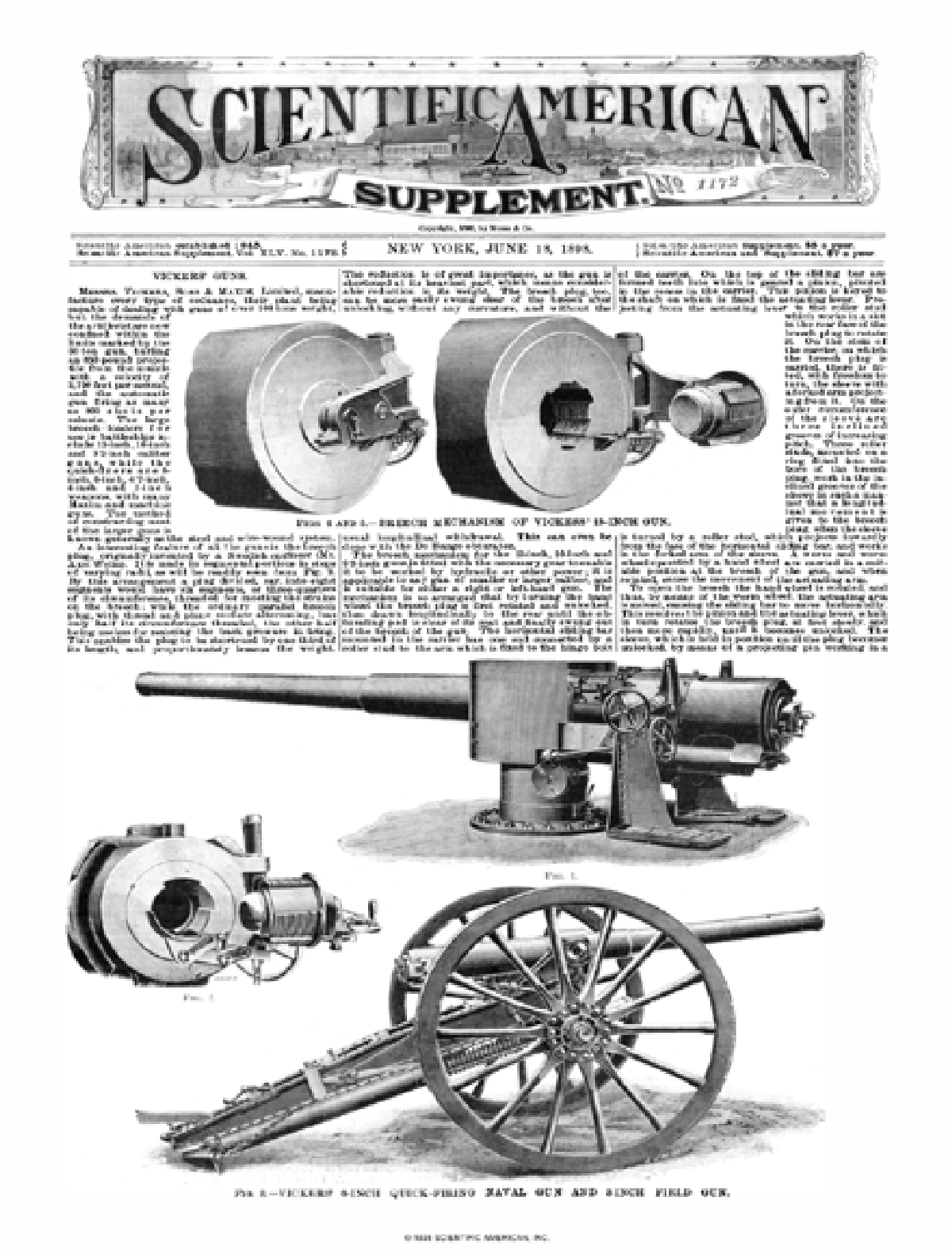 Scientific American Supplements Volume 45 Issue 1172supp Scientific