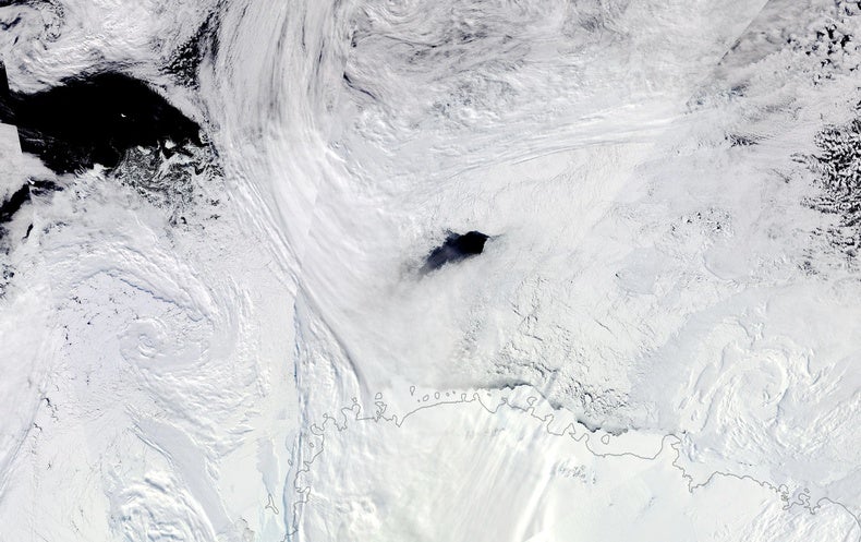 Storms, Salty Water Caused Mystery Hole in Antarctic Sea Ice ...