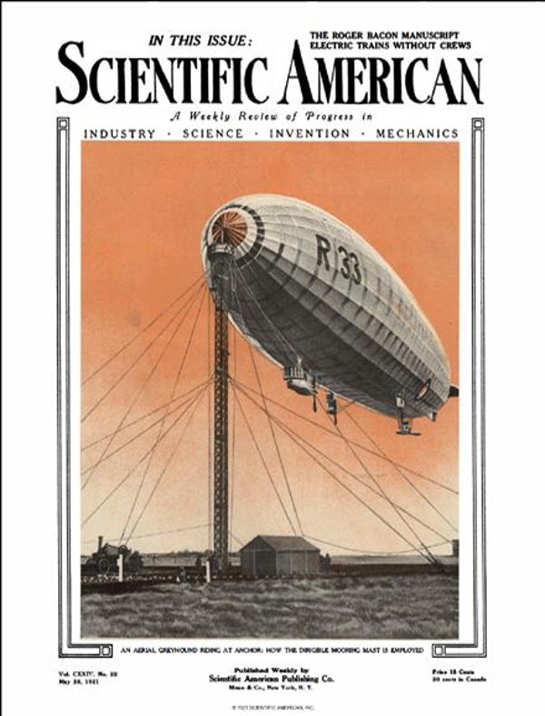 Scientific American Magazine Vol 124 Issue 22