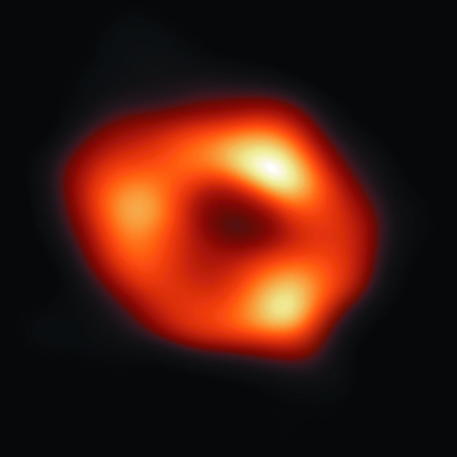Supermassive black hole: 1st image of Sagittarius A* at the center of Milky  Way galaxy revealed