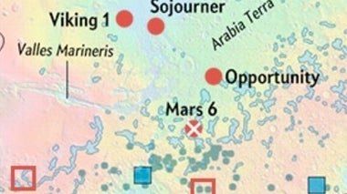 Mapping Mars: Where Have All the Landers Gone? [Interactive]
