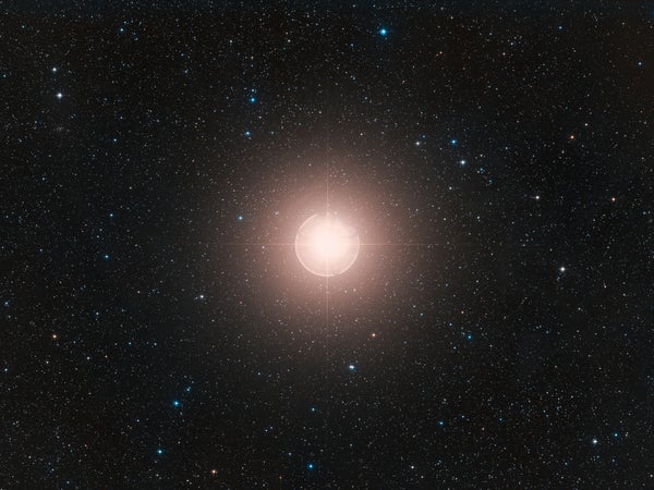 Digitized Sky Survey image of Betelgeuse
