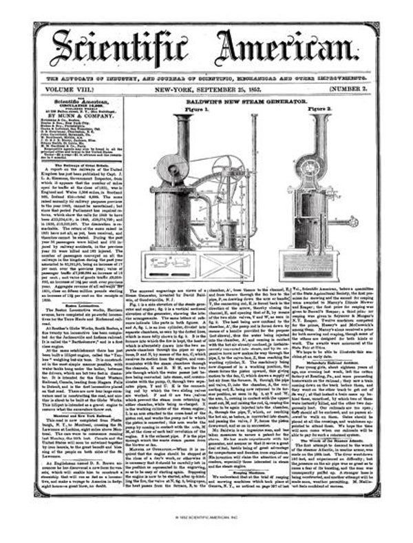 Scientific American Magazine Vol 8 Issue 2