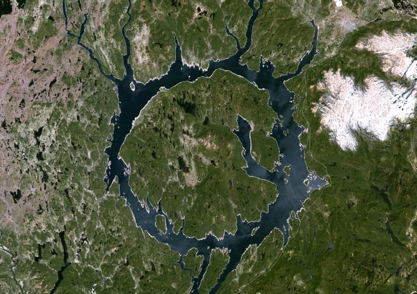 Canada's Lake Manicouagan