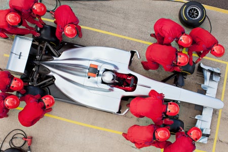racing pit