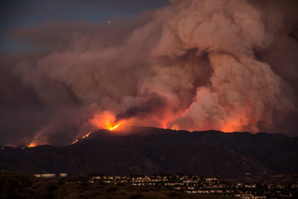 Climate Change Fingerprints Are All over California Wildfires