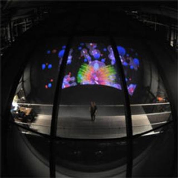 A 360-Degree Virtual Reality Chamber Brings Researchers Face to Face with Their Data