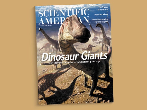 Cover of the September issue of Scientific American.