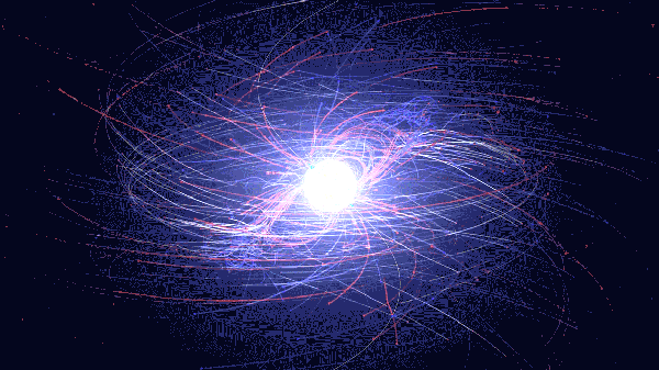 spinning neutron star
