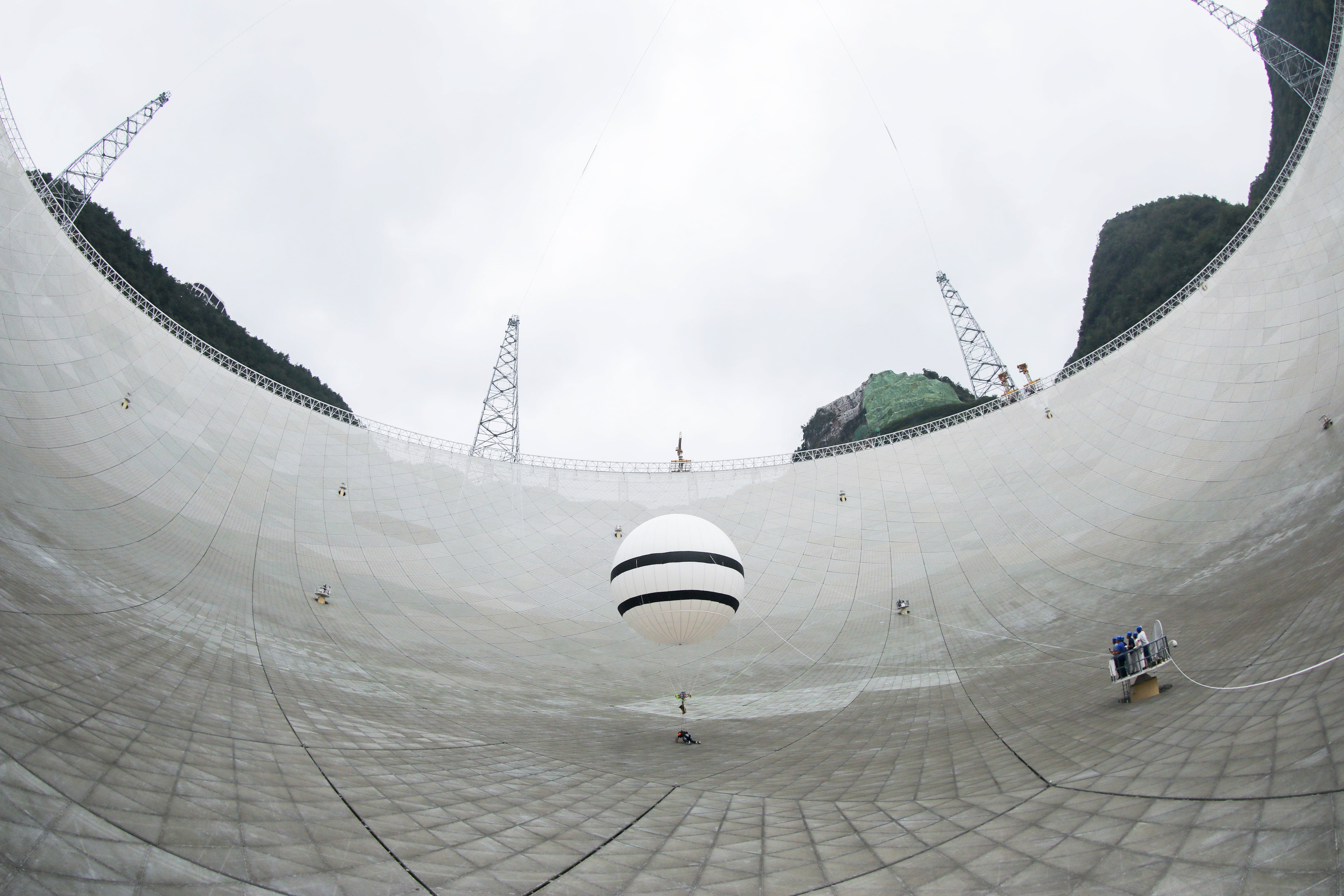 Largest store radio telescope