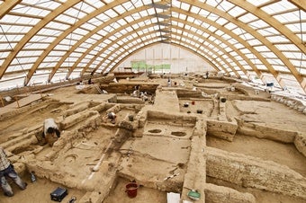 Çatalhöyük excavation